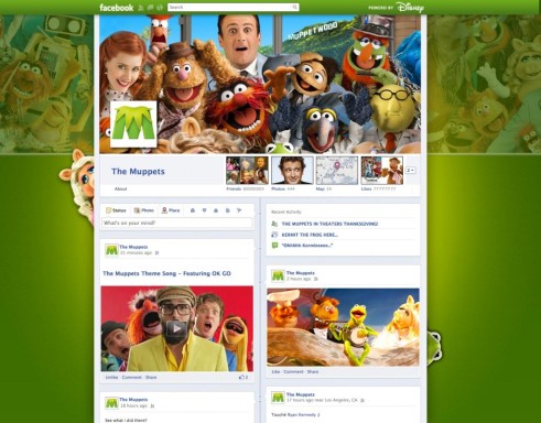 The Muppets Facebook Fan Page Timeline